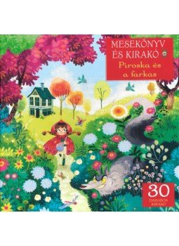  - Piroska és a farkas - Mesekönyv és 30 darabos kirakó, null 2019 antikvár könyv