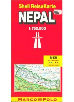 - Shell ReiseKarte Nepal 1:750.000,  1996 antikvár könyv
