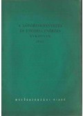 Babochay Sándor,Cseh Ferenc,Takács József - A lótörzskönyvezés és utódellenőrzés évkönyve 1961
