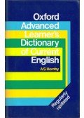 HORNBY, A S - Oxford Advanced Learner's Dictionary of Current English