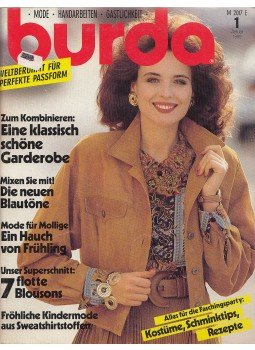 Aenne Burda (szerk.) - Burda 1990/1 Januar (német nyelvű) Aenne Burda (szerk.) - Burda 1990/1 Januar (német nyelvű), Offenburg 1990 antikvár könyv