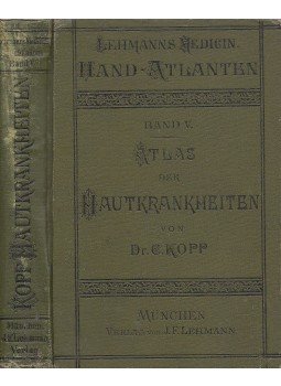 Dr. Karl Kopp - Atlas der Hautkrankheiten, München 1896 antikvár könyv