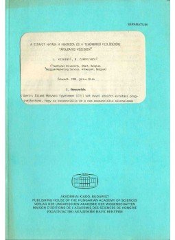 L. Kiekens, R. Camerlynck - A titavit hatása a kukorica és a tehénborsó fejlődésére tápoldatos közegben, Budapest 1988 antikvár könyv