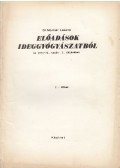 Molnár László - Előadások ideggyógyászatból I.