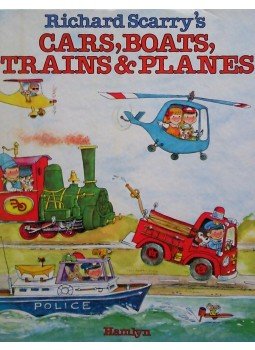 Richard Scarry - Richard Scarry's Cars, Boats, Trains & Planes, London 1985 antikvár könyv