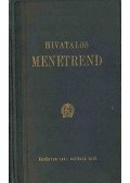 Gáti Károly (szerk.) - Hivatalos menetrendkönyv (téli kiadás, 1951)