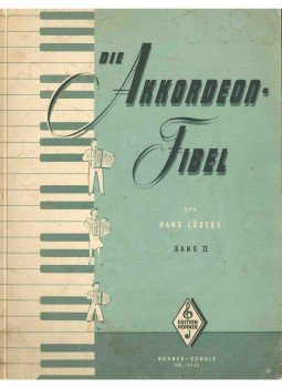Hans Lüders - Die Akkordeon-Fibel II.,  1953 antikvár könyv