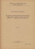 Nagy Bertalan,Fülöp János - Új építőanyagok (könnyűbetonok) hőtechnikai jellemzői és meghatározásának módszerei