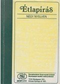 Börcsök András,Sándor László,Simonfai Jenő,Zalán Lipót - Étlapírás négy nyelven