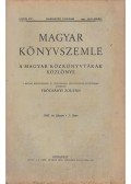 Trócsányi Zoltán - Magyar könyvszemle 1943. I. füzet