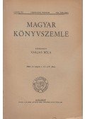 Varjas Béla - Magyar könyvszemle 1944. II.-IV. füzet