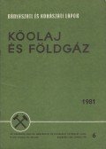 Kassai Lajos - Bányászati és Kohászati Lapok - Kőolaj és földgáz 1981. június