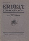 Szabó T. Attila (szerk.) - Erdély - Honismertető folyóirat 1938. nov.-dec. XXXV. évf. 11-12. sz. (320.)