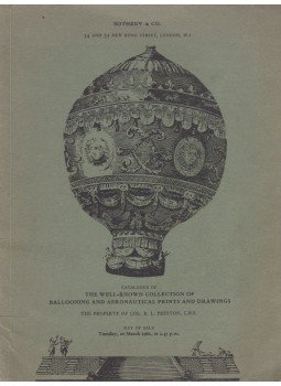  - Catalogue of the Well-Known Collection of Balloning and Aeronautical Prints and Drawings, London 1962 antikvár könyv