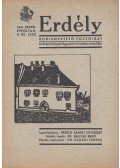 Dr. Parádi Ferenc (szerk.) - Erdély - Honismertető folyóirat 1941. XXXVIII. évfolyam 3. sz. (333.)