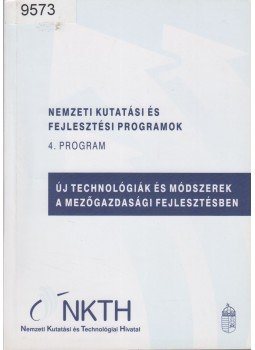 Dömötör Erzsébet, Patkós Anna - Új technológiák és módszerek a mezőgazdasági fejlesztésben, Budapest 2004 antikvár könyv