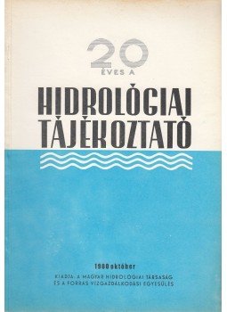 Környei László - Hidrológiai Tájékoztató 1980 október, Budapest 1980 antikvár könyv