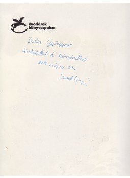 Szerb György - Olgeborge kapitány. [Gyermekversek.] (Dedikált.), Budapest 1978 antikvár könyv