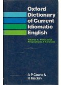 A. P. Cowie,R. Mackin - Oxford Dictionary of Current Idiomatic English Volume 1: Verbs with Prepositions & Particles