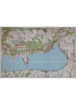 - Balaton. Tervezte a M. Kir. Honvéd Térképészeti Intézet. M=1:50.000., Budapest 1939 antikvár könyv