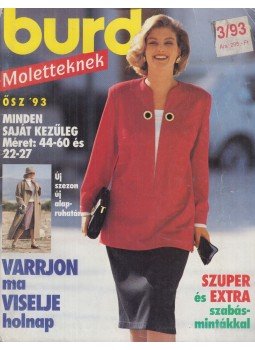 Annelore Weniger (szerk.), Hajós Katalin - Burda Moletteknek 1993/3. Annelore Weniger (szerk.), Hajós Katalin - Burda Moletteknek 1993/3., Budapest 1993 antikvár könyv