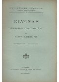 Simonyi Zsigmond - Elvonás
