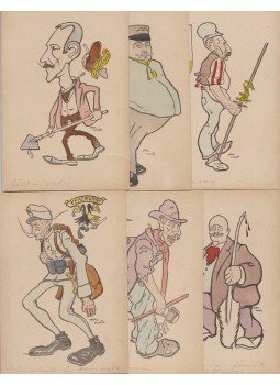  - Gúnyrajzok a darabont kormányról (1906), Budapest 1906 antikvár könyv
