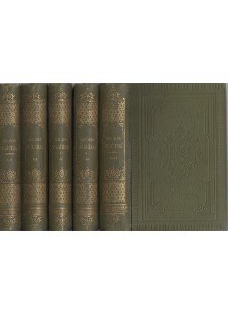 Molière [Jean-Baptiste Poquelin] - Molière vígjátékai. Kiadta a Kisfaludy-Társaság. I–XII. kötet. [Öt kötetbe kötve, teljes.], Budapest 1881 antikvár könyv