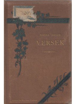 Kozma Andor - Versek Kozma Andor - Versek, Budapest 1893 antikvár könyv
