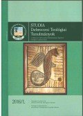 Bölcskei Gusztáv - Studia Debreceni Teológiai Tanulmányok 2016/1