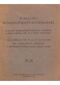 Mailáth József - A harctéri betegmegfigyelő állomásokról.