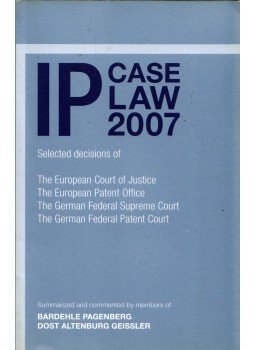 Henning Hartwig - IP Case Law 2007, München 2008 antikvár könyv
