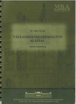 Andor György - Vállalkozásgazdaságtan alapjai, Budapest 2003 antikvár könyv