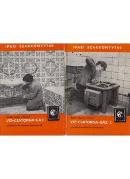 Pánczél Imre, Ballai János, Opitzer Károly - Víz-csatorna-gáz I-II. Pánczél Imre, Ballai János, Opitzer Károly - Víz-csatorna-gáz I-II., Budapest 1970 antikvár könyv