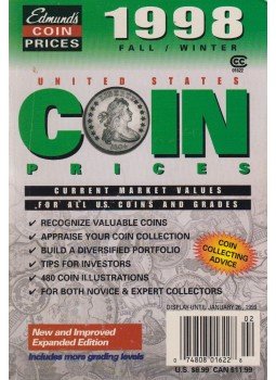  - Edmund's United States Coin Prices 1998, New York 0 antikvár könyv