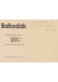 Varga Nándor Lajos - Balladák. Tizenhárom eredeti fametszet. (dedikált)