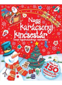  - Nagy karácsonyi kincsestár - Ünnepi foglalkoztatókönyv matricákkal, null 2019 antikvár könyv