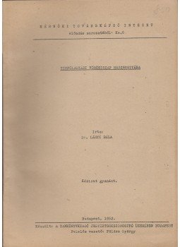 Lányi Béla - Timföldgyári vörösiszap hasznosítása, Budapest 1952 antikvár könyv