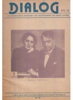 - Dialóg 85/2. - Dialóg 85/2., Bécs 1985 antikvár könyv