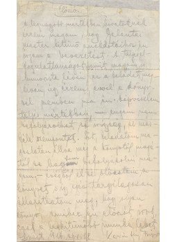 Karinthy Frigyes - "Előszó" - Karinthy Frigyes autográf, aláírt kézirata, Budapest 1916 antikvár könyv