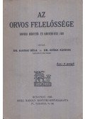 Dr. Kassai Béla,Dr. Szőke Sándor - Az orvos felelőssége