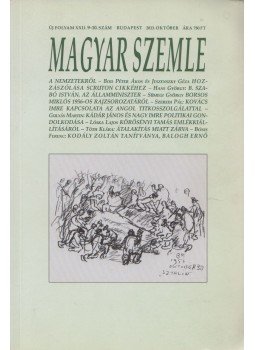 Kodolányi Gyula - Magyar Szemle 2013. október Kodolányi Gyula - Magyar Szemle 2013. október, Budapest 2013 antikvár könyv