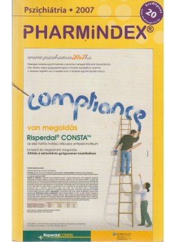 Dr. Klein Arnold, Jordán Hajnalka - Pharmindex zsebkönyv 2007 - Pszichiátria, Budapest 2007 antikvár könyv