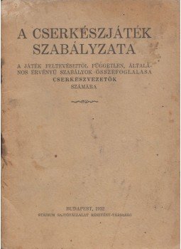  - A cserkészjáték szabályzata, Budapest 1932 antikvár könyv