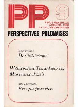 Artur Starewicz - Perspectives Polonaises 1980/9, Warszawa 1980 antikvár könyv