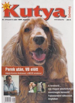 Juhász László - Kutya XII.évfolyam 8. szám, Érd 2009 antikvár könyv