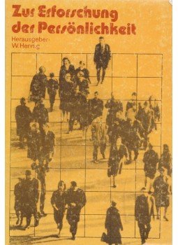 Werner Hennig - Zur Erforschung der Persönlichkeit, Berlin 1978 antikvár könyv