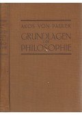 Pauler Ákos - Grundlagen der Philosophie (dedikált)
