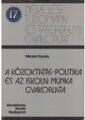 Mezei Gyula - A közoktatás-politika és az iskolai munka gyakorlata