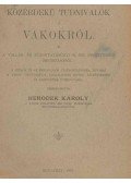 Herodek Károly - Közérdekü tudnivalók a vakokról.